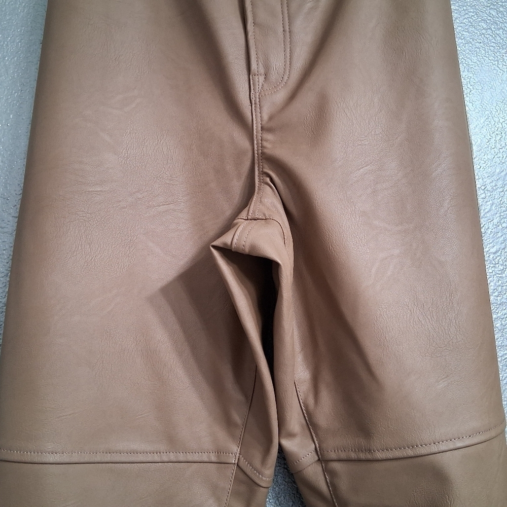 NWT Good American Faux Leather Good Boy Pants Size 18 - Picture 6 of 13